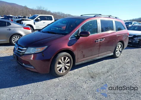 2014 Honda Odyssey Ex from USA, damaged, VIN 5FNRL5H40EB082050